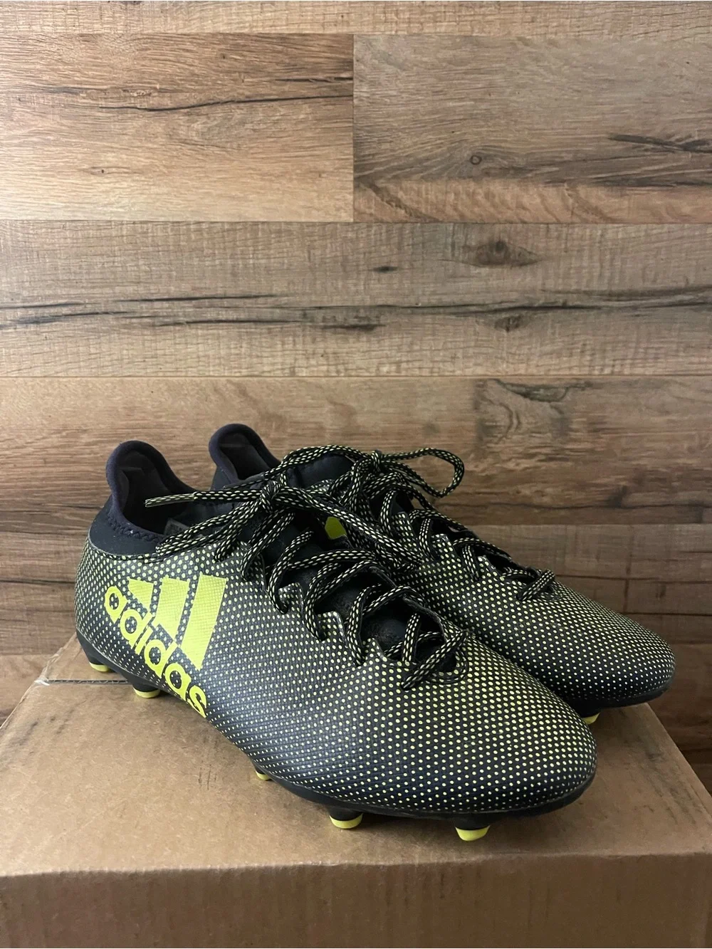 ADIDAS X 17.1 Shoes Soccer Men’s Sz US 8.5 NSG Nitrocharge